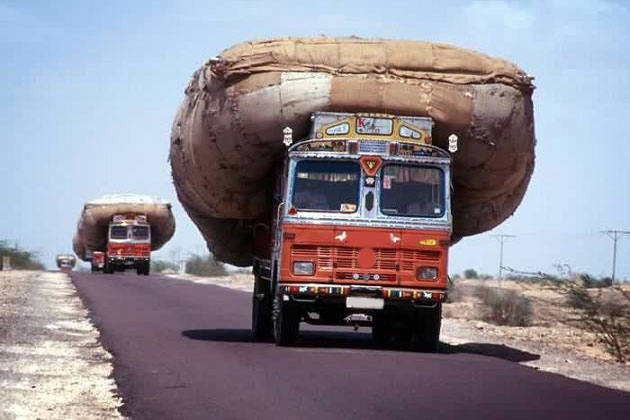 Truck drivers in India