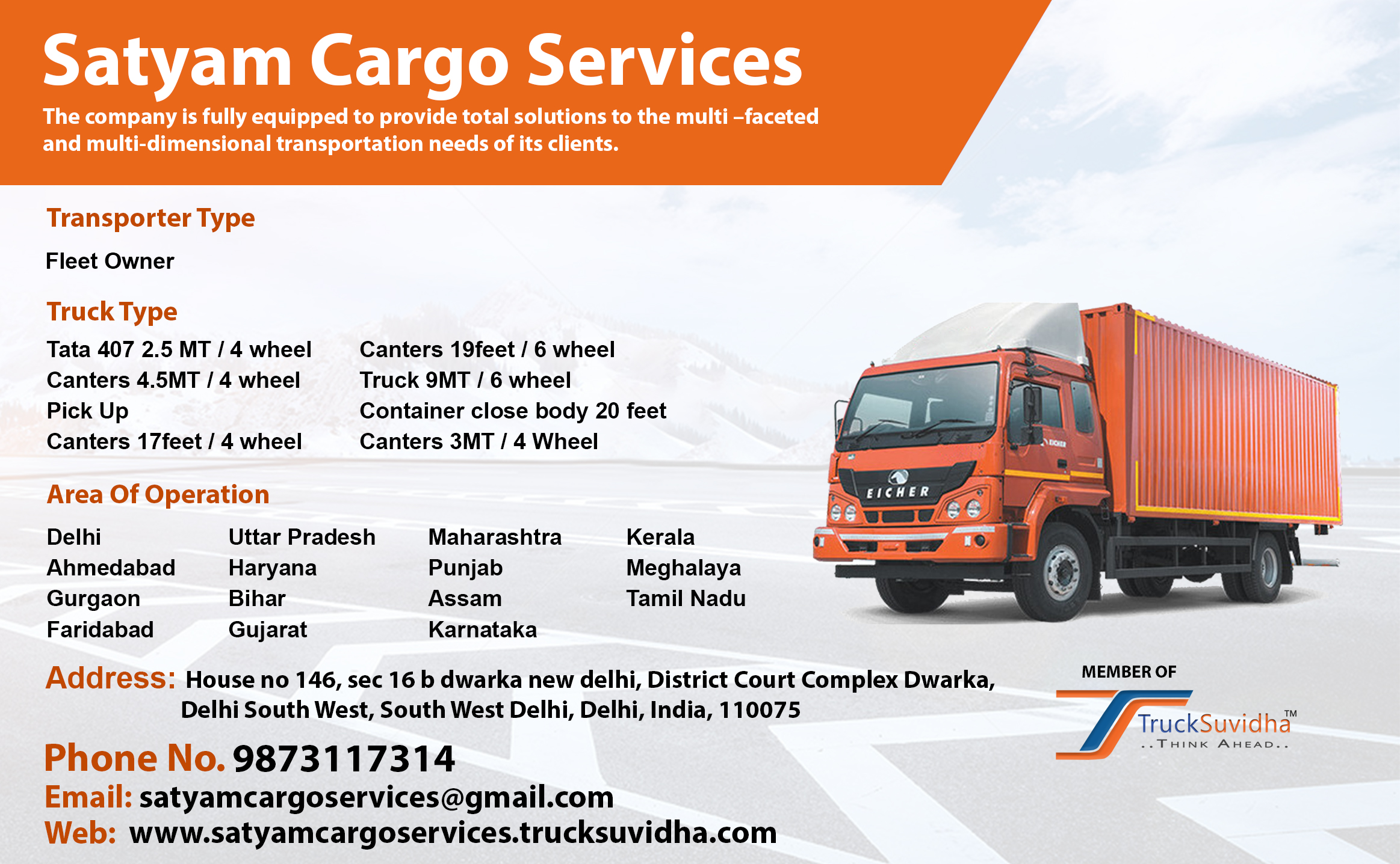 TruckSuvidha Promotion Slider