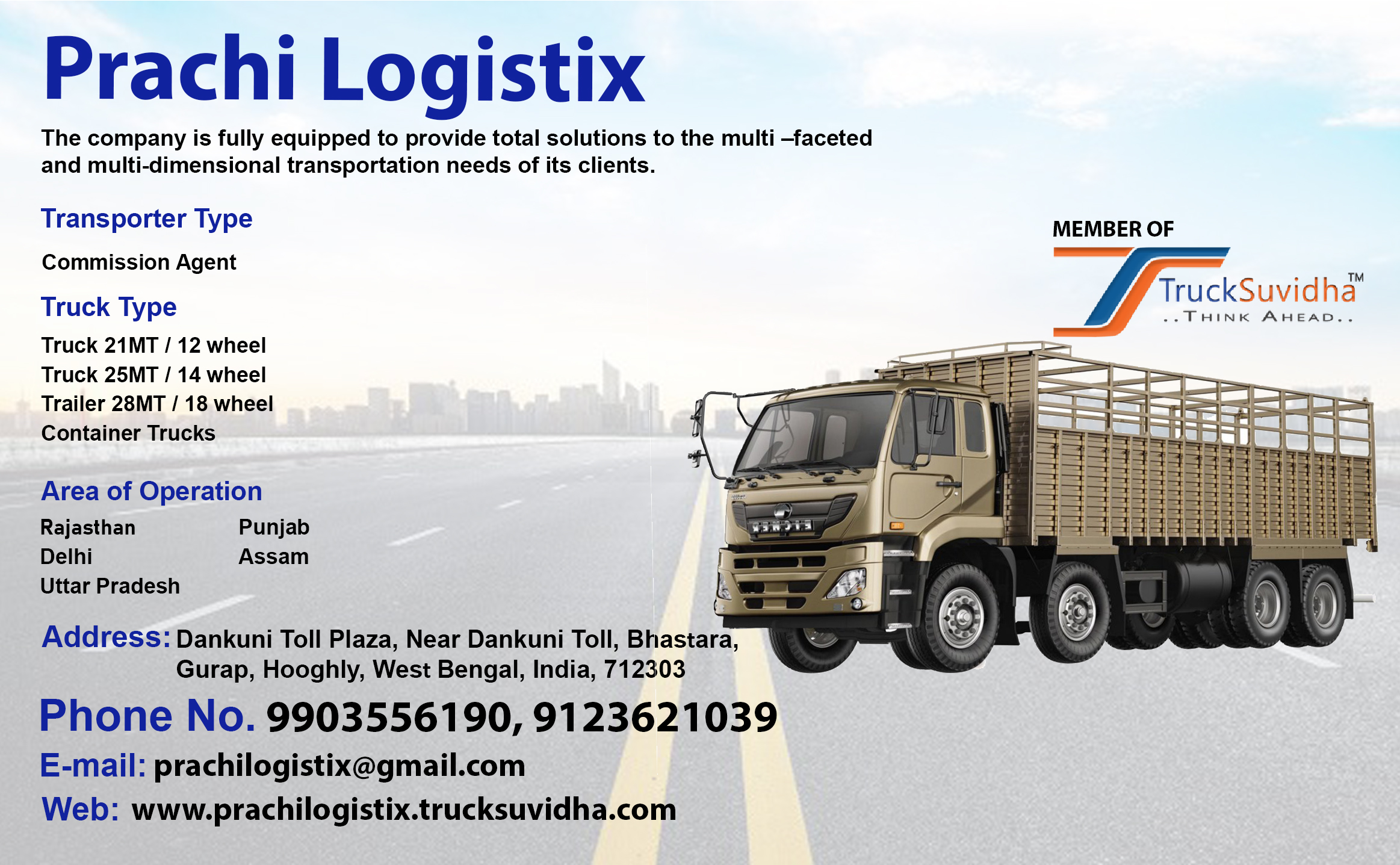 TruckSuvidha Promotion Slider