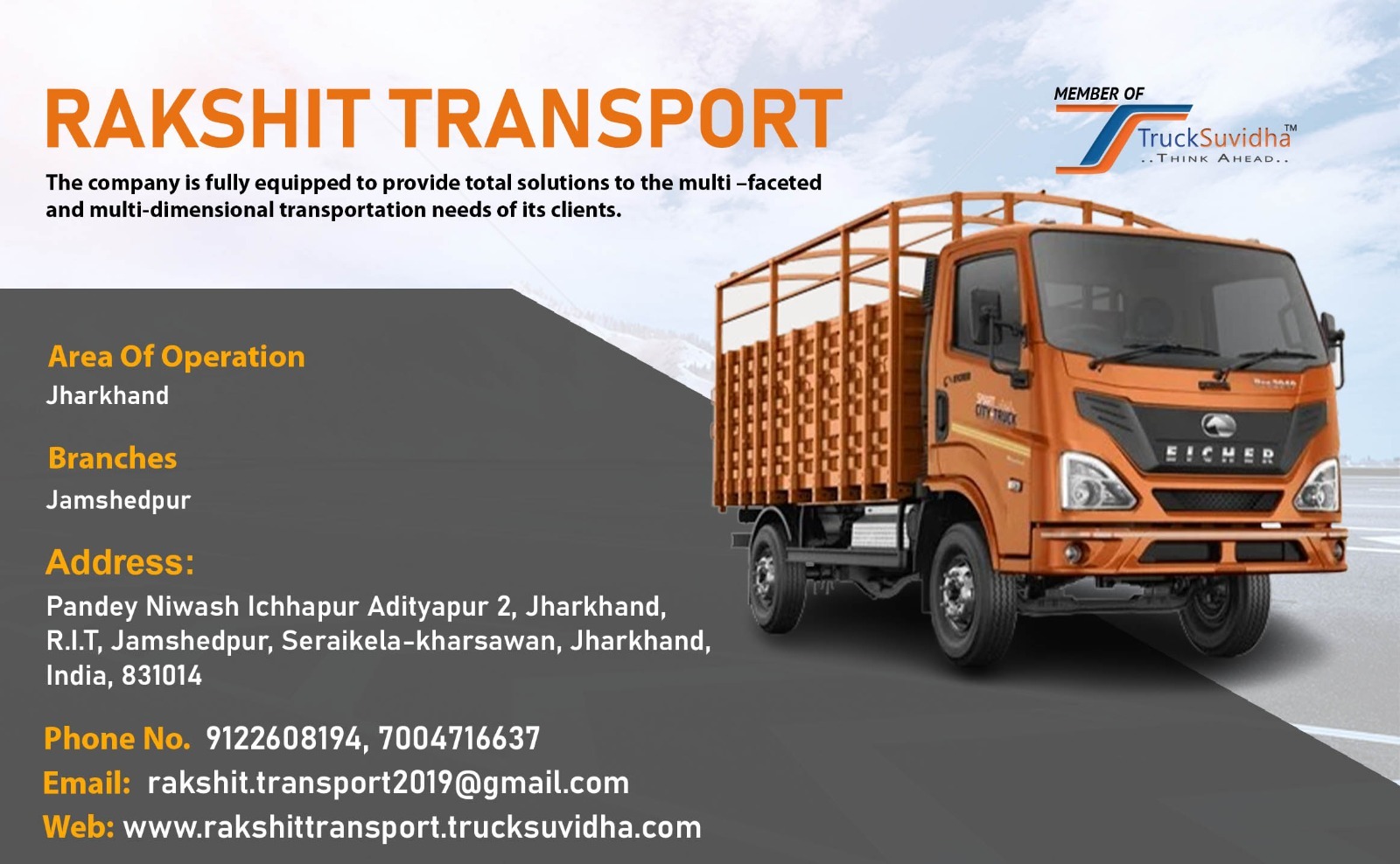 TruckSuvidha Promotion Slider