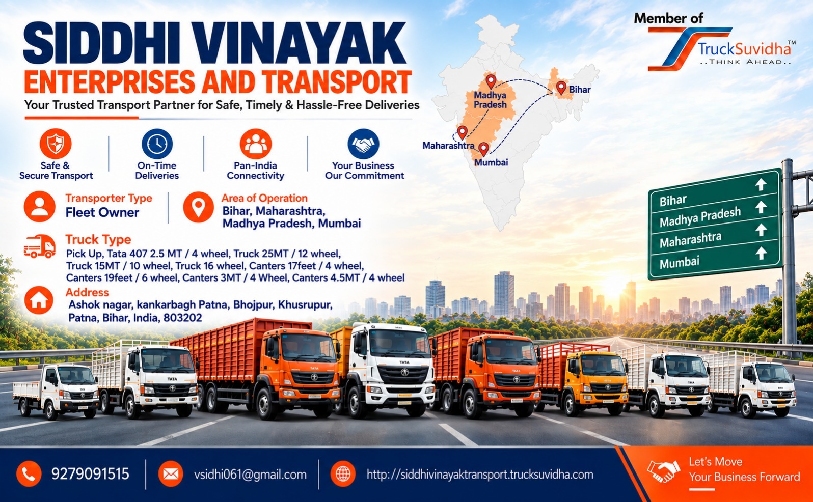 TruckSuvidha Promotion Slider